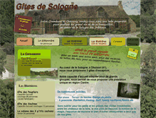 Tablet Screenshot of gitesdesologne.com